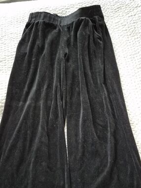 ME+EM Black Velvet Trousers